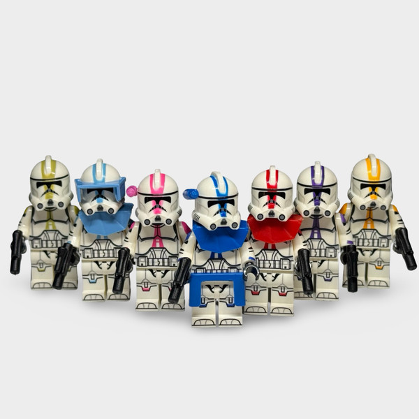 Phase 1.5 ARC Trooper Minifigure set of 7 Clone Troopers Star Wars