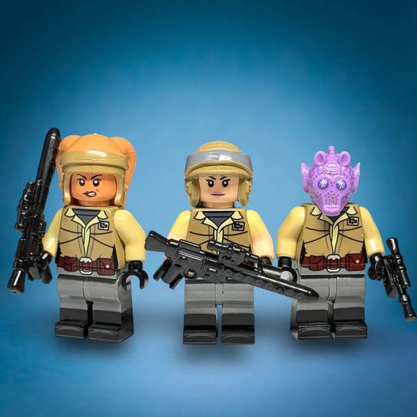 Rebel Marksman Minifigure - Star Wars Battlefront Twilek and Rodian