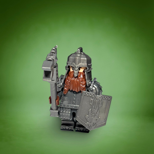 Dwarf Warrior Minifigure Lord of the Rings B