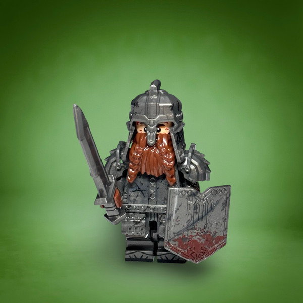 Dwarf Warrior Minifigure Lord of the Rings C