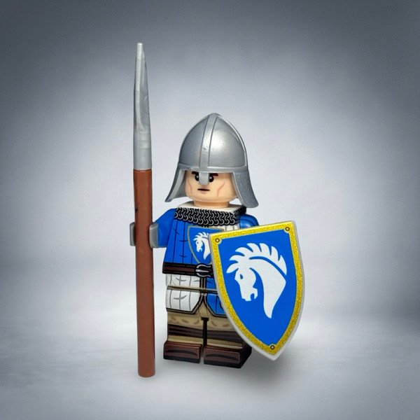 Horse Spearman Minifigure Castle Knights Warrior