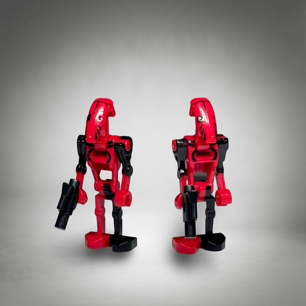 2x Mr Bones Minifigure Star Wars Batle Droids