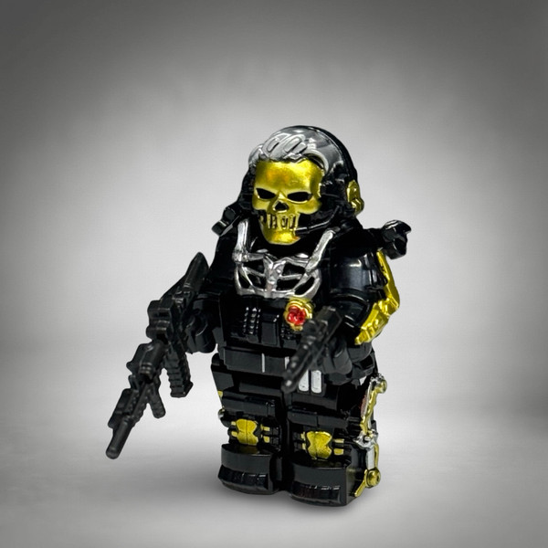 Delta Ops Special Forces Soldier Minifigure Army Call of Duty Golden Rose