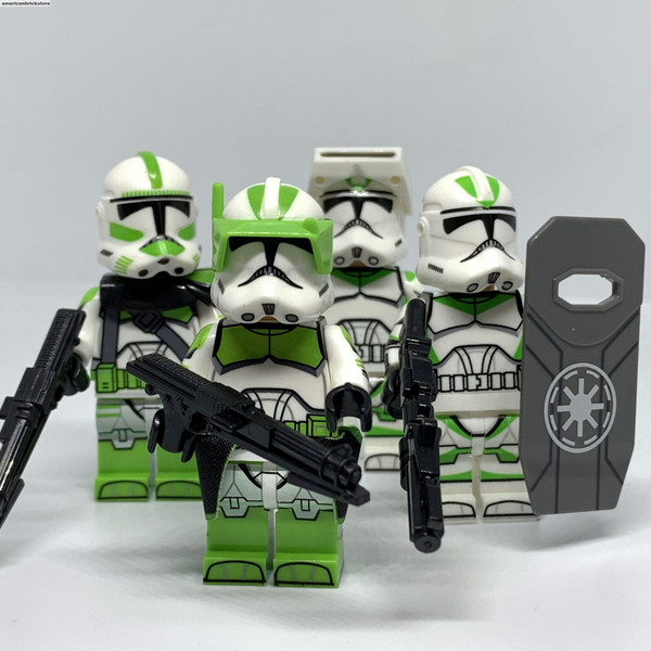442nd Clone Trooper Minifigures Star Wars Heavy Clone Trooper Minifigures