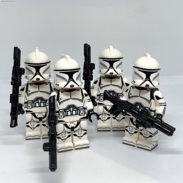 Phase 1 Clone Trooper Minifigures Star Wars Attack of the Clones