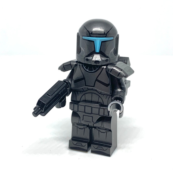 Shadow Commando Minifigure Star Wars Clone Commando with Armor and Blaster