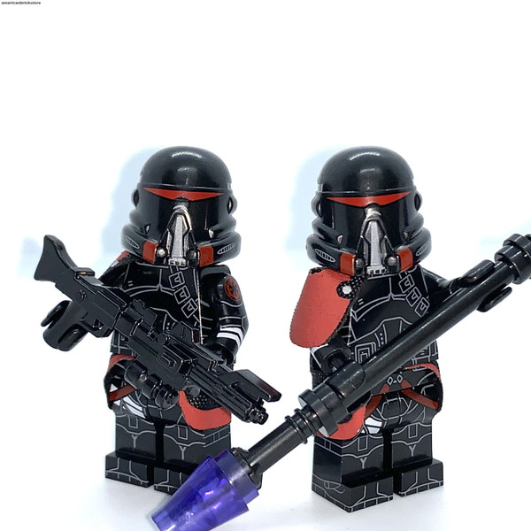 Purge Trooper Minifigures Jedi Fallen Order Clone Troopers with DC-15A DC-15s Blasters