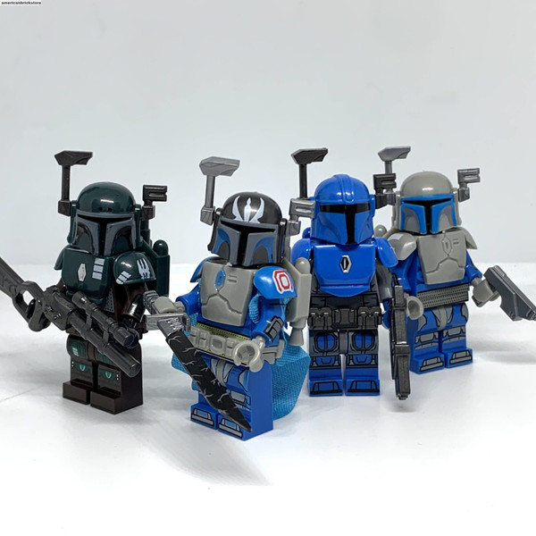 Pre Vizsla and Death Watch Mandalorian Minifigures Star Wars The Clone Wars