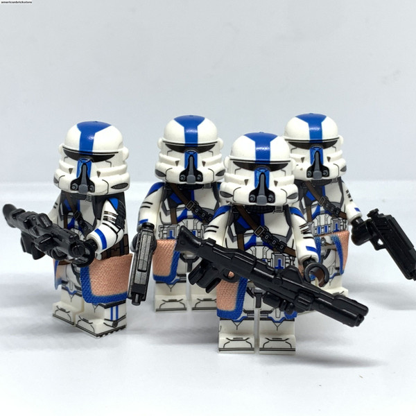 501st Airborne Trooper Minifigures Star Wars Clone Trooper Minifigures