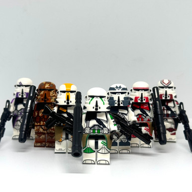 Clone Airborne Trooper Minifigures - Anaxes, 187th, 41st