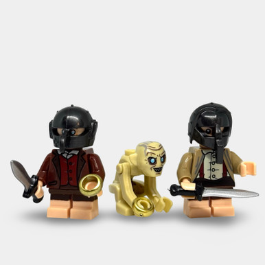 Frodo and Sam Minifigures Lord of the Rings Hobbits and Gollum