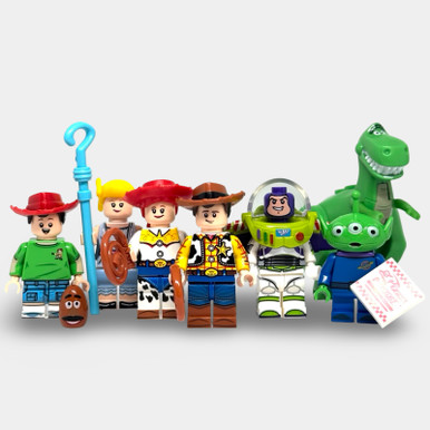 Toy Story 7 Figure Set - Woody, Jesse, Buzz Lightyear, Bo Peep