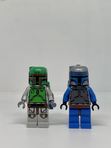 Classic Boba Fett and Jango Fett Minifigures Star Wars Mandalorian