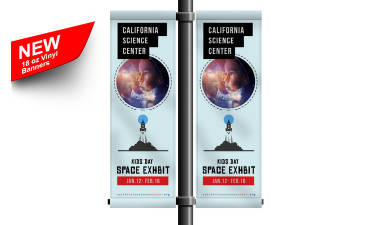 Vinyl Banner 18 oz Blockout Double Sided