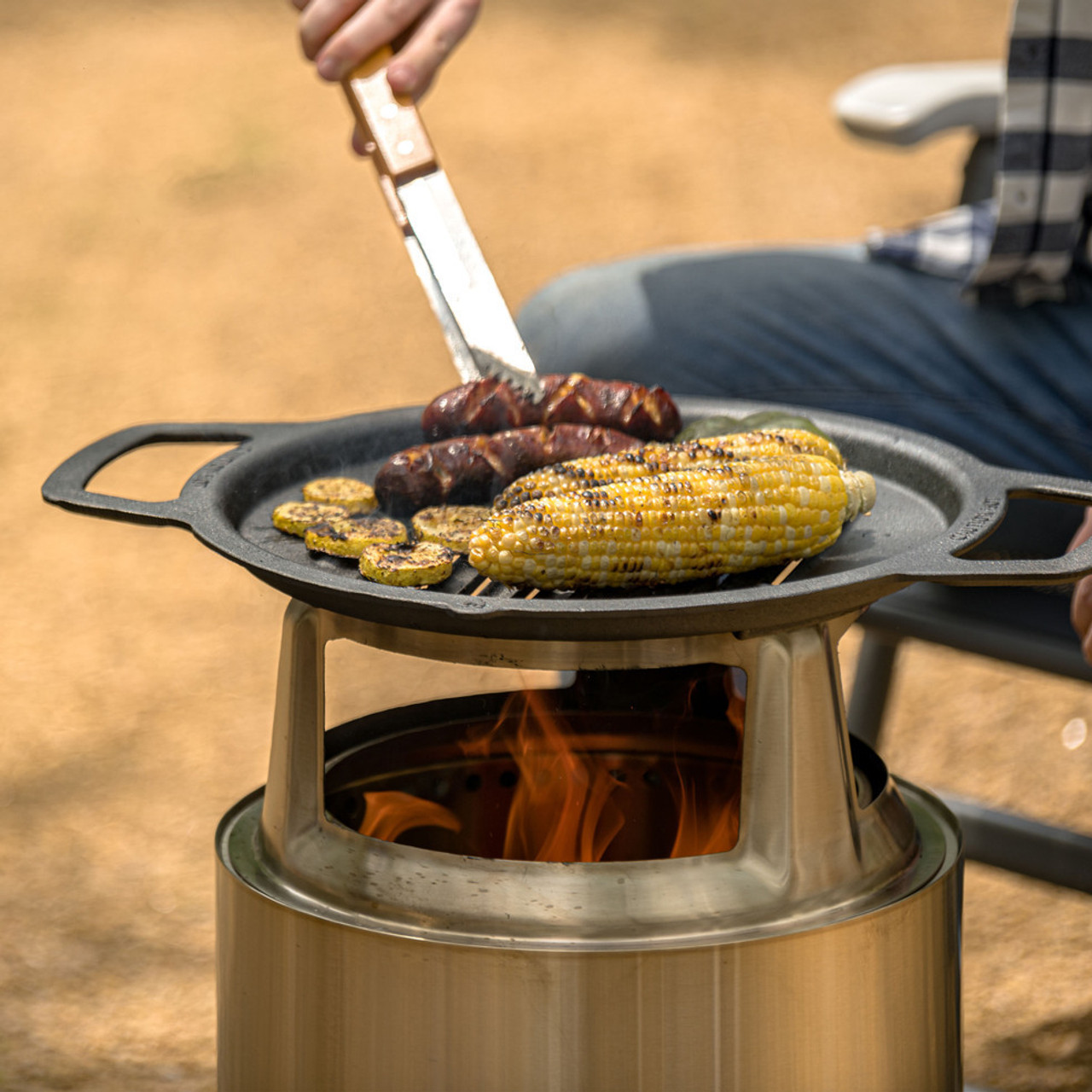 Solo Stove Yukon Cast Iron Grill + Hub