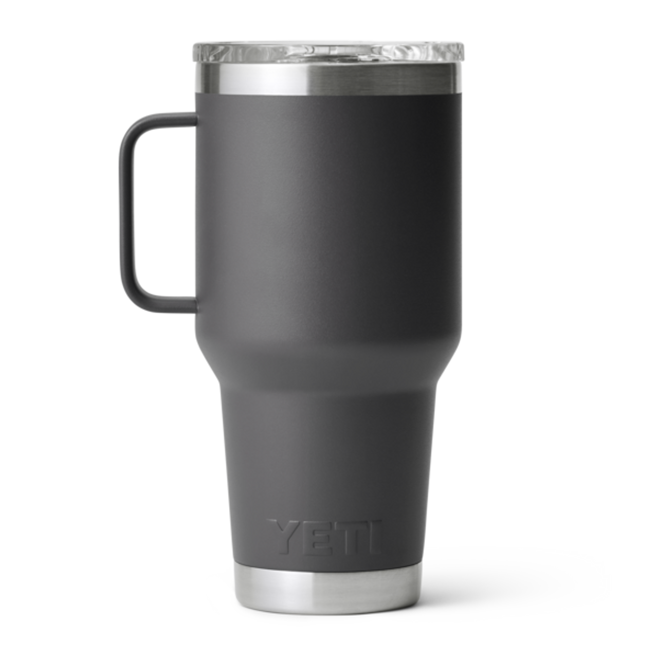 One Yeti Stainless Steel 8 Oz Tumbler Mug with TRAVELERS printed on it