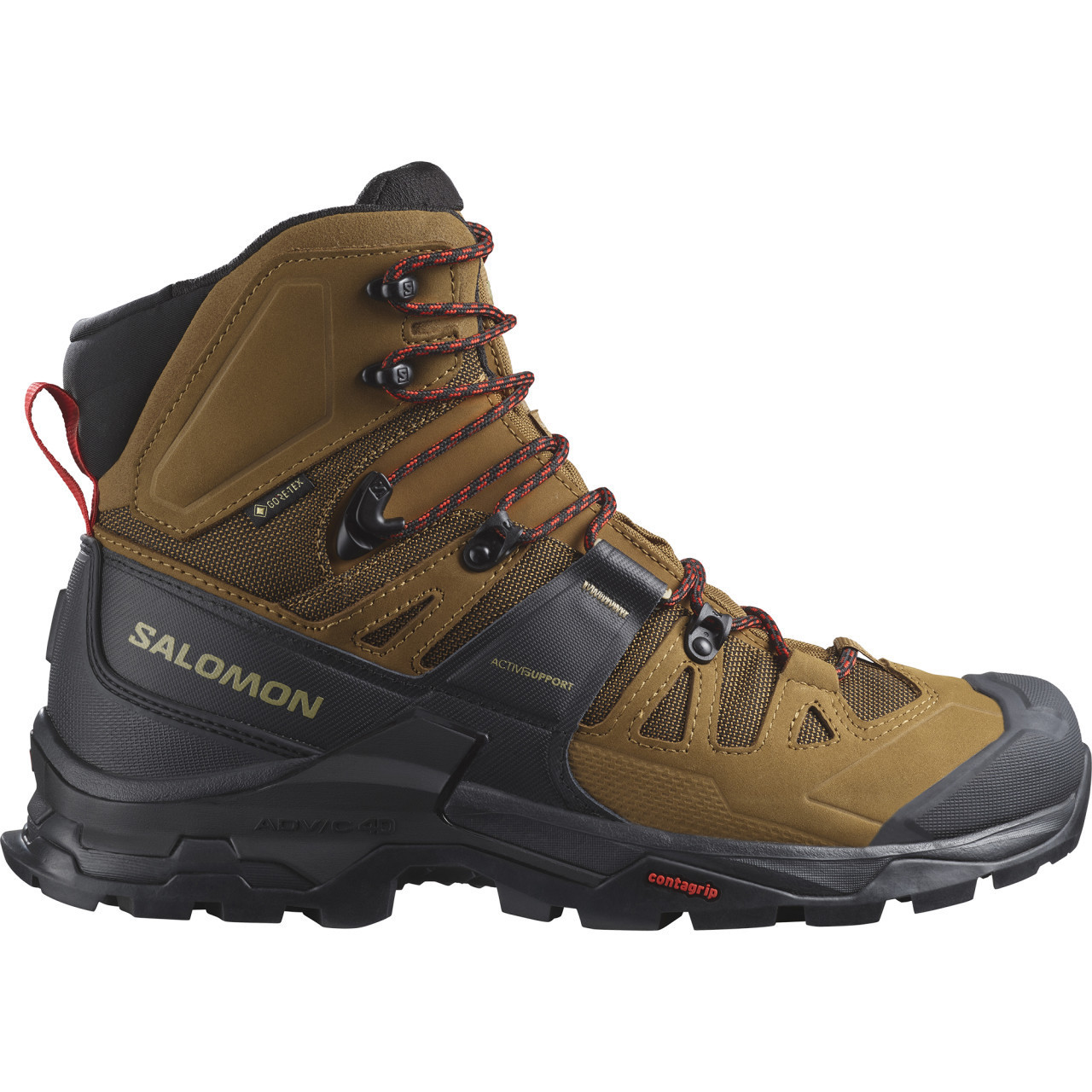 Salomon QUEST 4 GTX Rubber/Black/Fiery Red