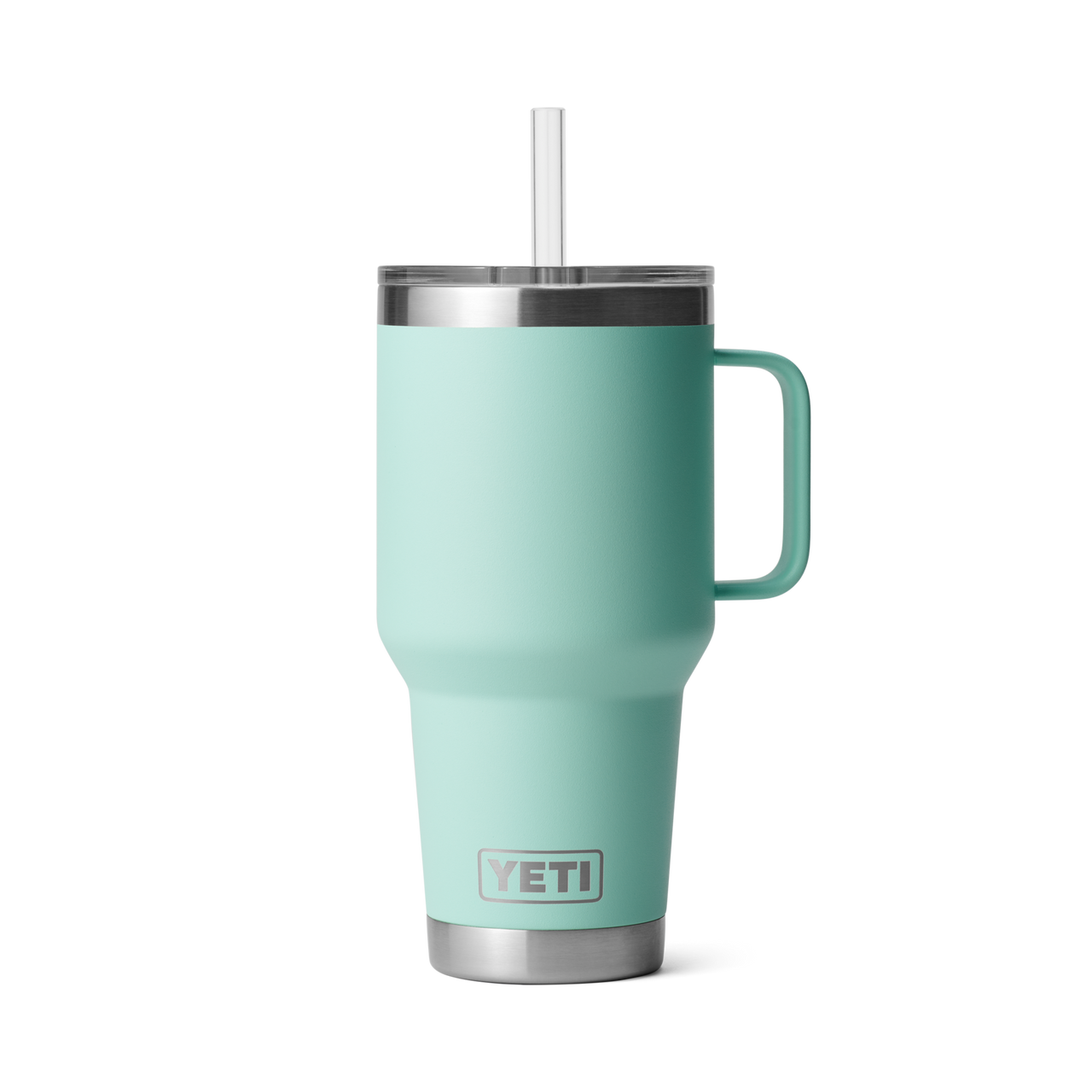  YETI Rambler 35 oz Straw Mug, Vacuum Insulated, Stainless  Steel, Seafoam: Home & Kitchen