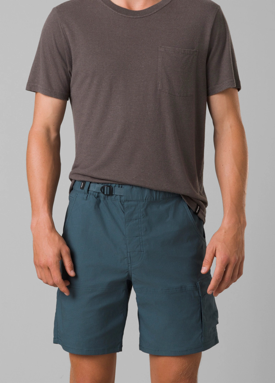 prAna Stretch Zion E-Waist Short II - Grey Blue - Backcountry & Beyond