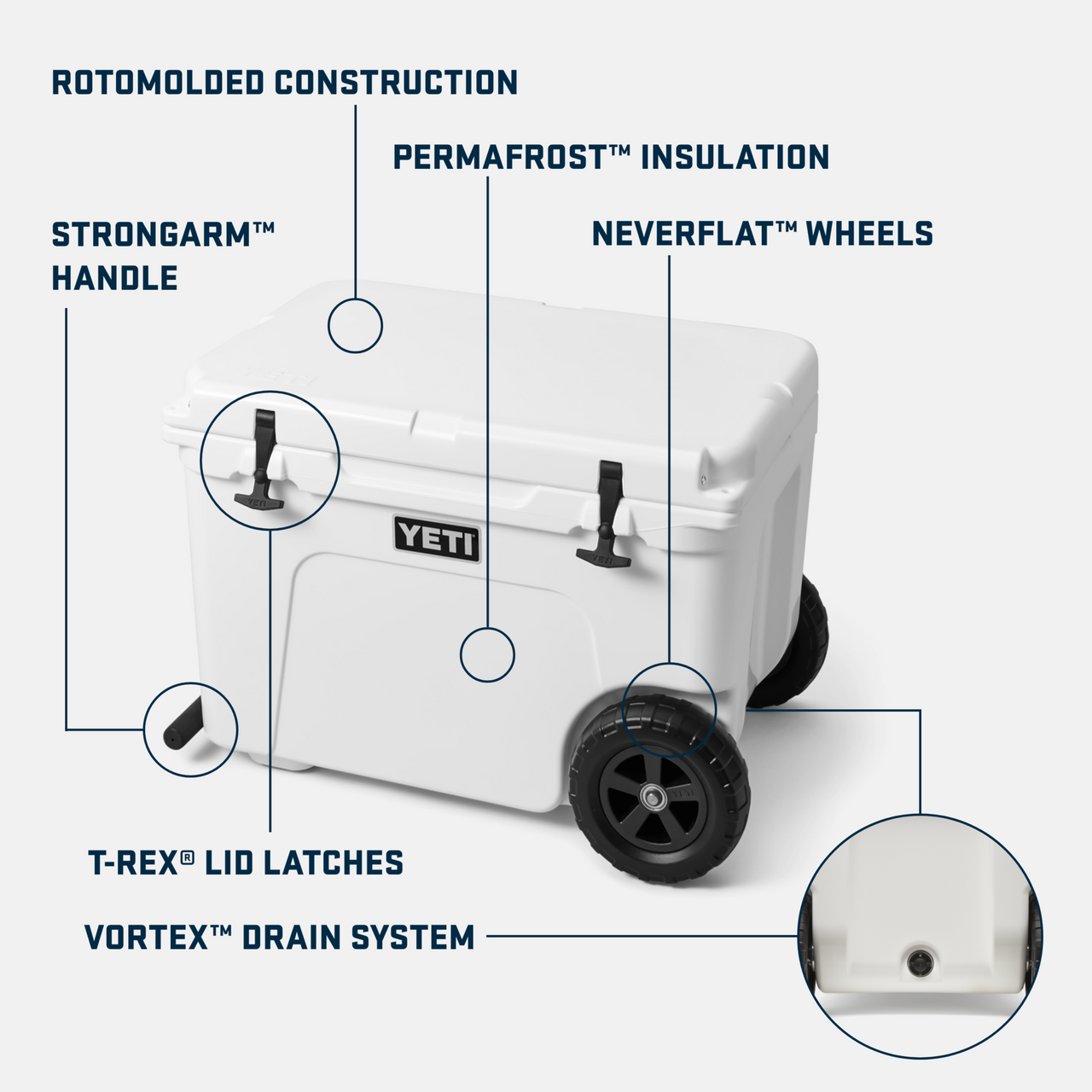 Yeti Tundra White Haul Cooler