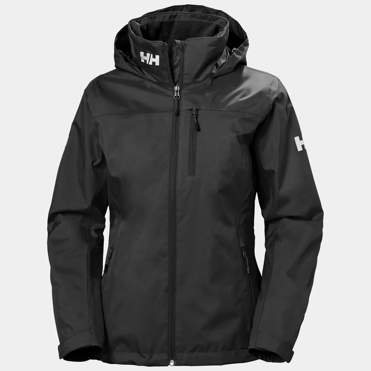 Helly Hansen W Crew Hooded Midlayer Jacket Black F23