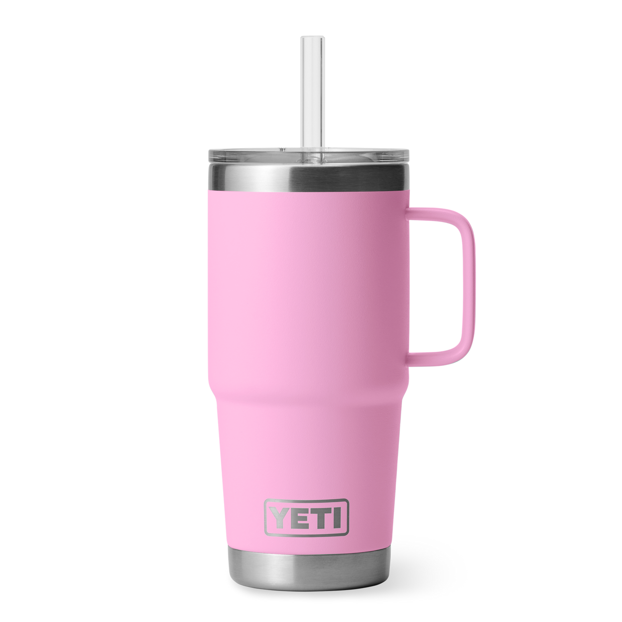  YETI Rambler 25 oz Straw Mug, Vacuum Insulated, Stainless  Steel, Power Pink: Home & Kitchen