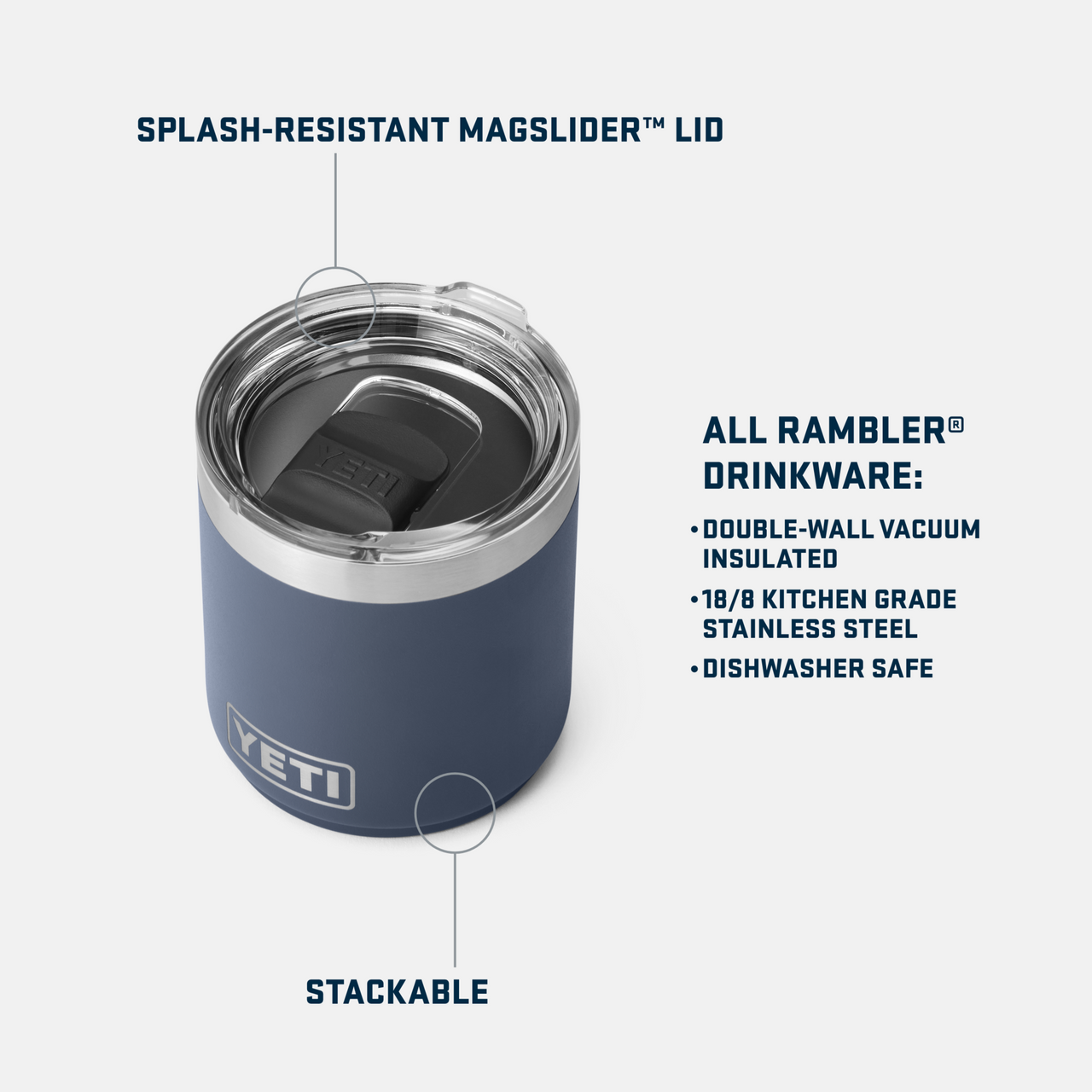 Small Brockton Yeti Rambler 10oz