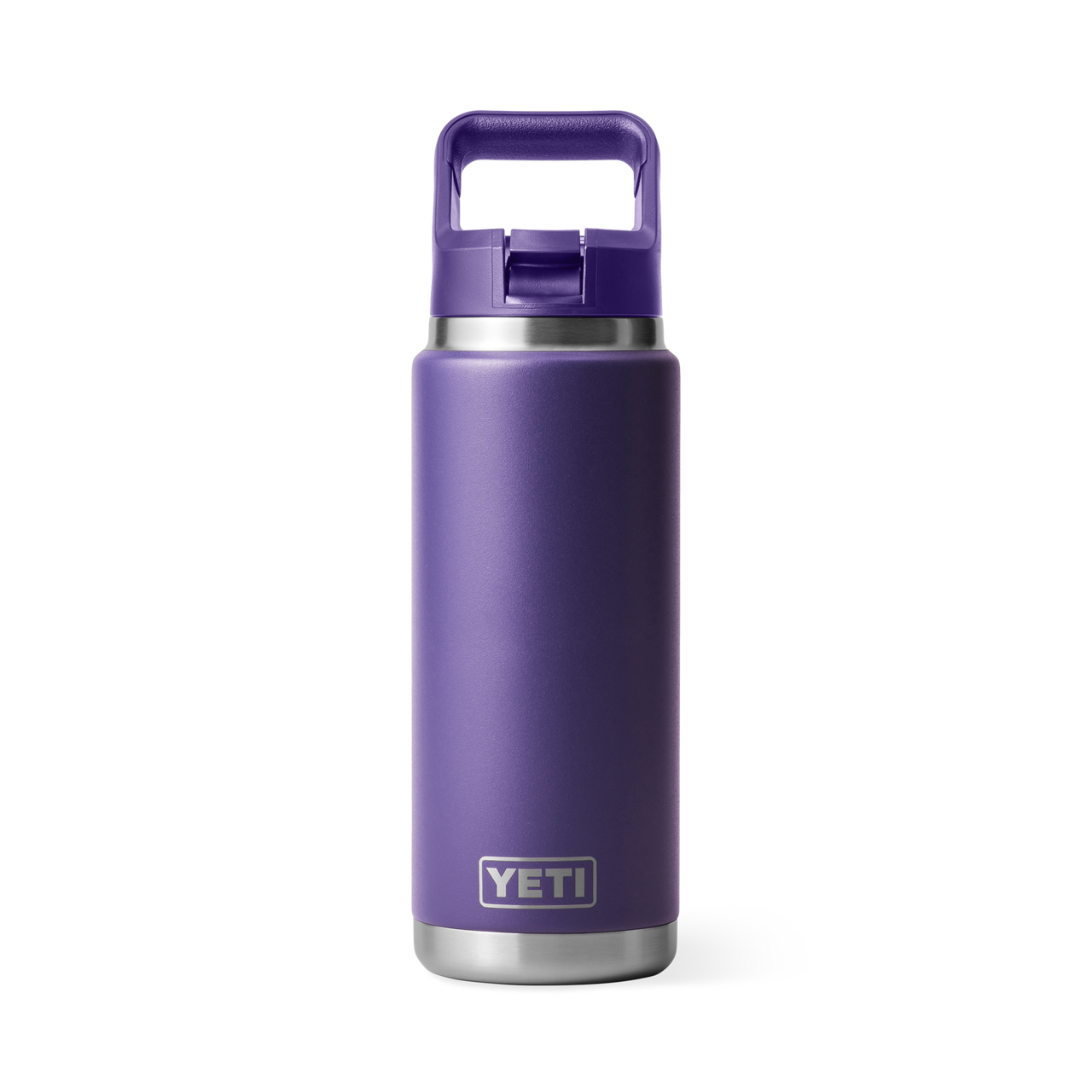 YETI Rambler 26 oz Bottle with Matching Straw Cap- Peak Purple