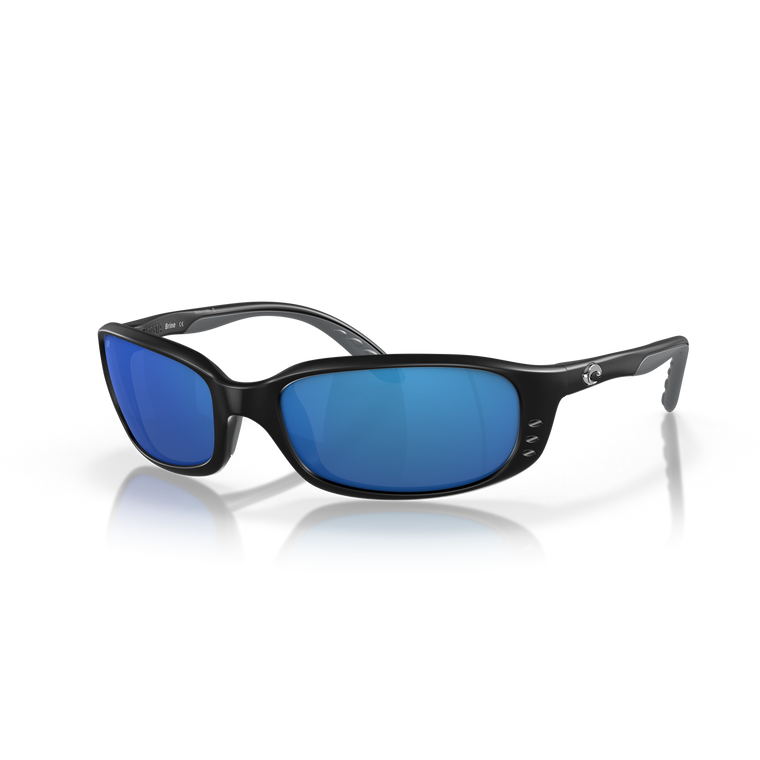 Costa Del Mar Costa Brine - Matte Black - Blue Mirror 580P 