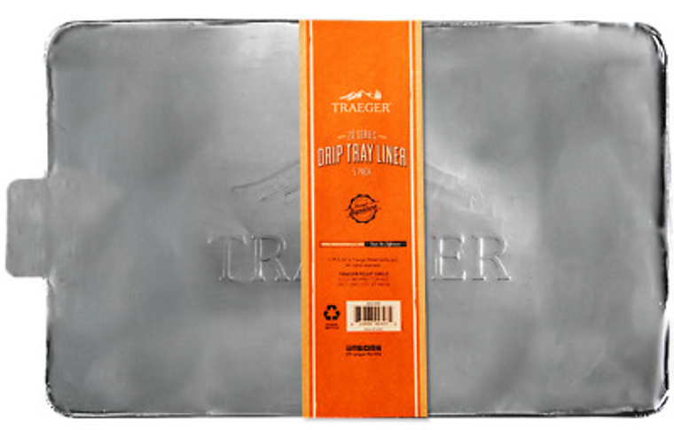 Traeger Drip Tray Liner 5 Pack - Tailgater/Bronson