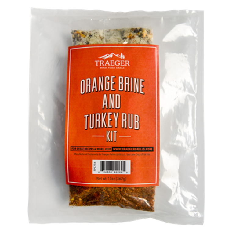 Traeger Orange Brine And Turkey Rub Kit