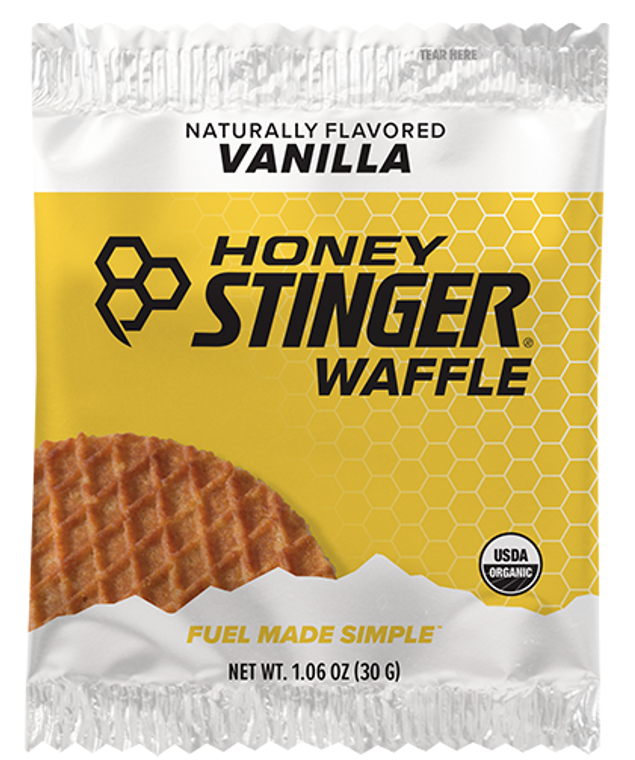 Honey Stinger Organic Waffles - Vanilla Flavored