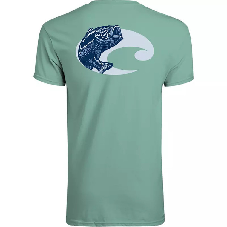 Costa Del Mar Costa Angler Bass T-Shirt - Seafoam