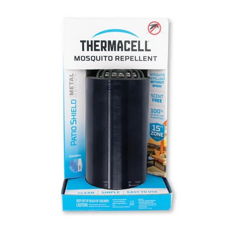 Thermacell Patio Shield Mosquito Repeller Metal Edition - Obsidian