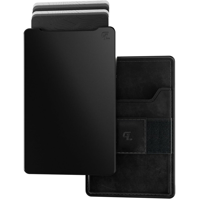 Groove Life GROOVE Wallet - Midnight Black w/ Black Leather 