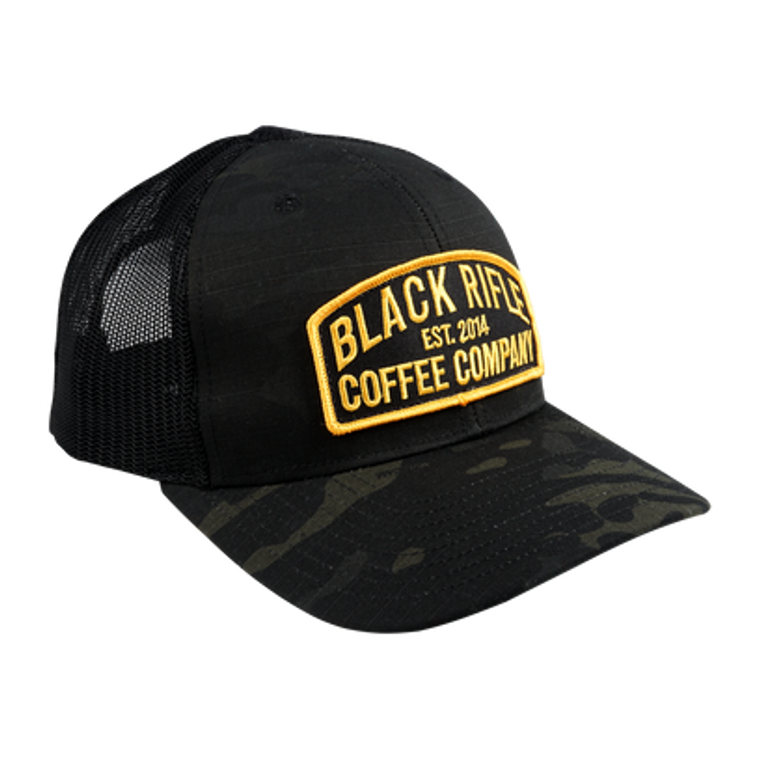 Black Rifle Coffee Company BRCC - Keystone Range Trucker Hat Black Multicam