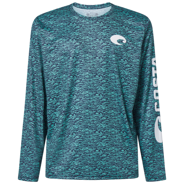 Costa Del Mar Costa Tech Wilson Print LS - Wilson Fresh Print 