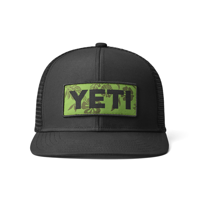 Yeti YETI Flip Logo Badge Trucker Hat - Black 