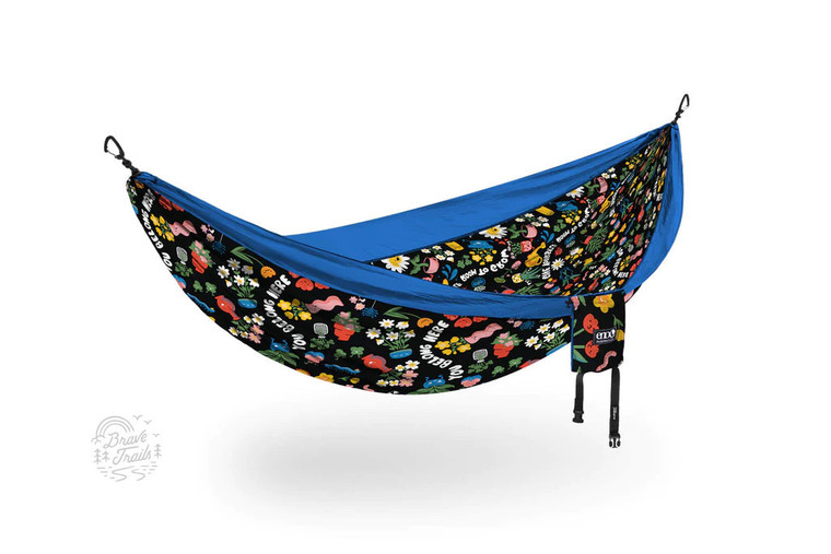  ENO DoubleNest Print - Giving Back Room to Grow - Brave Trails | Teal 