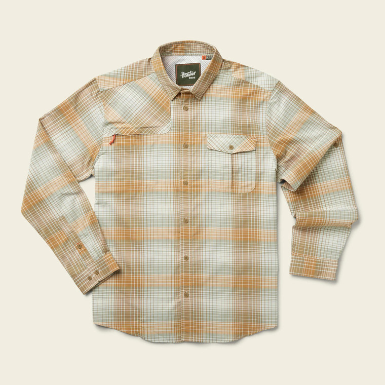  Howler Brothers Matagorda Longsleeve - Evans Plaid : Terra F23 