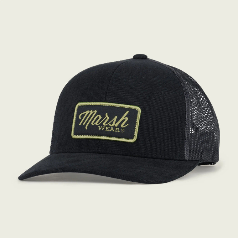  Marsh Wear Script Trucker - Black F23 