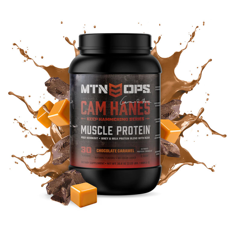  MTN OPS Muscle Protein Cam Hanes Keep Hammering Formula - Chocolate Caramel 