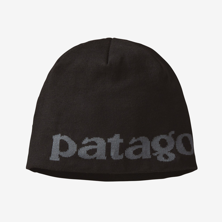  Patagonia Beanie Hat - Logo Belwe: Black 