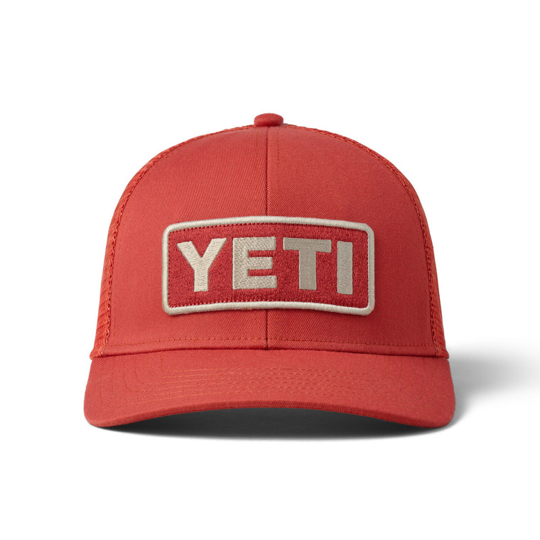 Yeti YETI Logo Badge Trucker Hat - Rust 