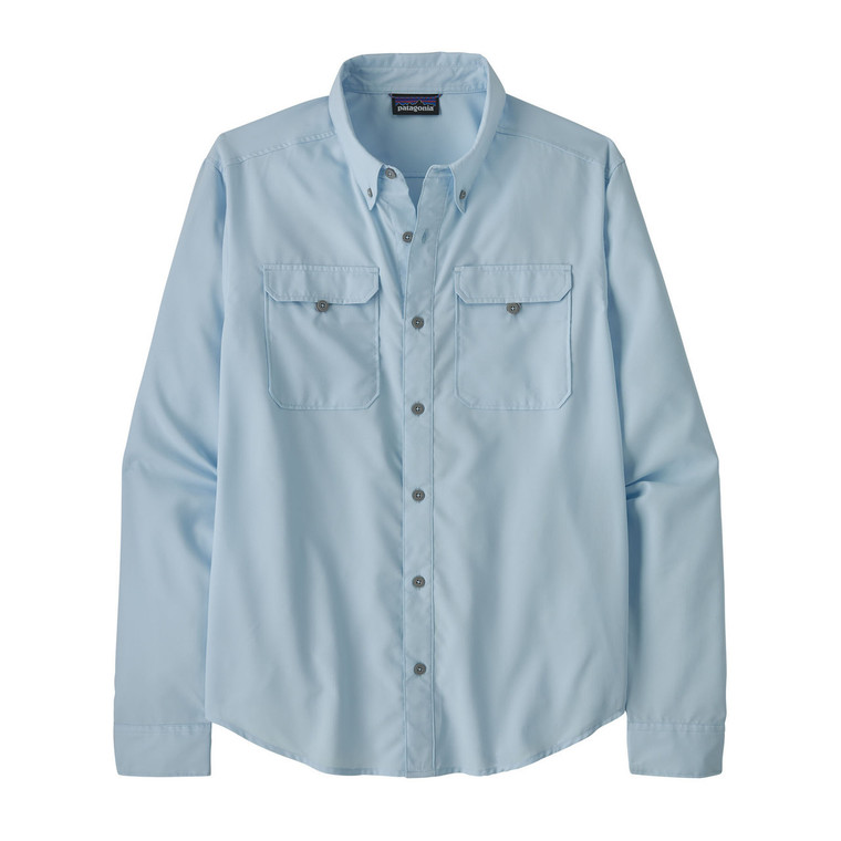  Patagonia M's L/S Self Guided Hike Shirt - Chilled Blue 
