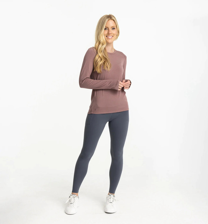  Free Fly Women's Bamboo Shade Long Sleeve II - Fig S24 