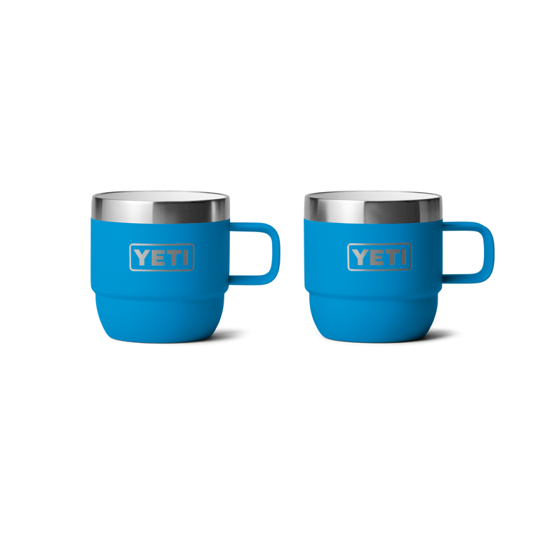 Yeti YETI Rambler 6 oz Mug 2 Pack - Big Wave Blue 