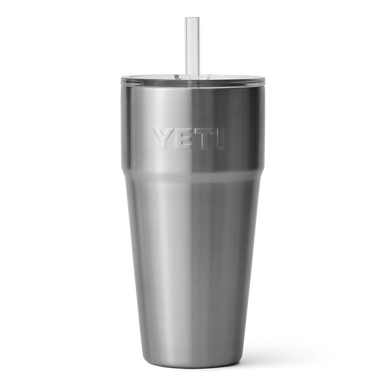 YETI Rambler 26-fl oz Stainless Steel Cup with Straw Lid at