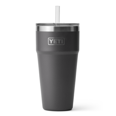 YETI RAMBLER 26oz STACKABLE CUP w/STRAW LID (CHARCOAL )