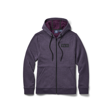 Yeti Men's Brushed Fleece Logo Pullover Hoodie - Heather Grey M / Heather Gray